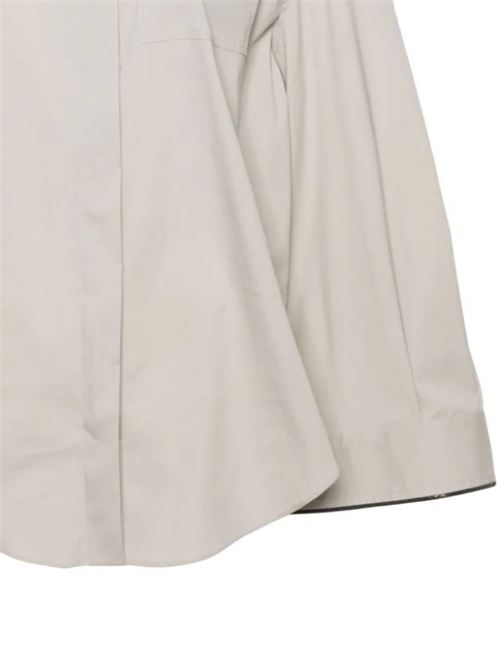 Shirt with Shiny Cuff Details Brunello Cucinelli | M0091MK956C7498